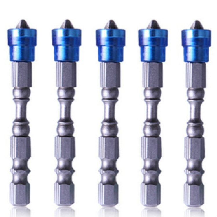 5 PCS  65mm Magnetic Coil Alloy Steel Cross Bit Single Head Electric Drill Electric Screwdriver Head