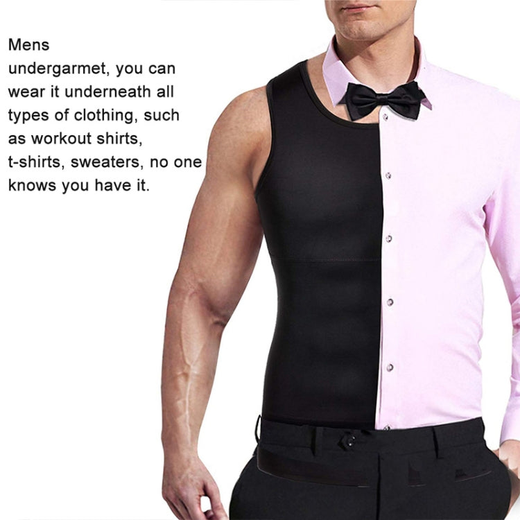 3PCS Men Slimming Body Shaper Vest Underwear