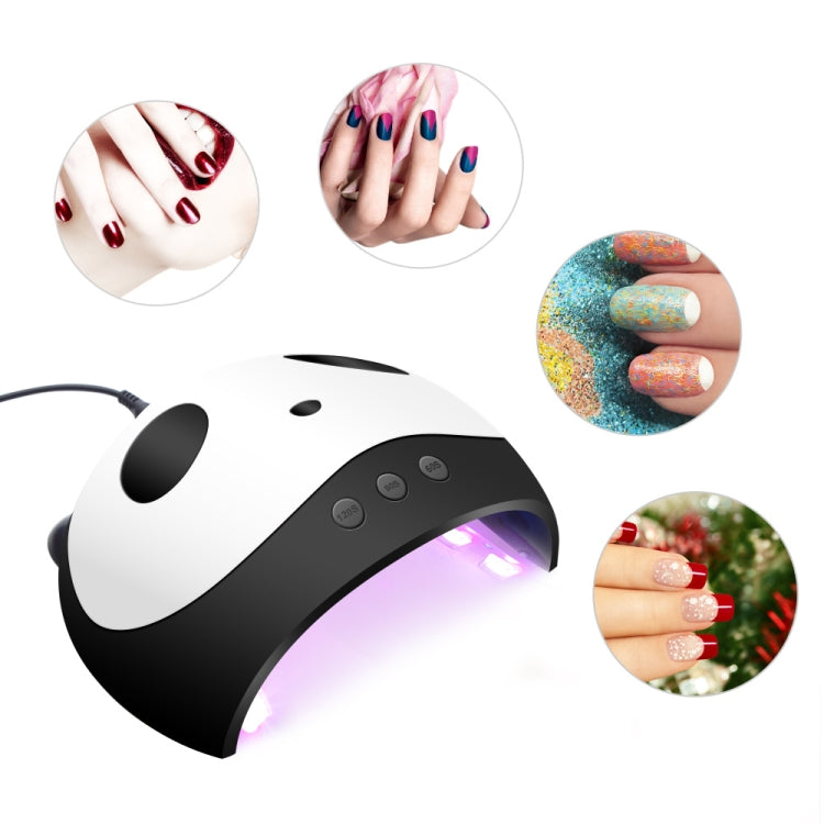 36W UV Lamp LED Panda Shape Lamp Nail Dryer USB Charge Nail Art Tools