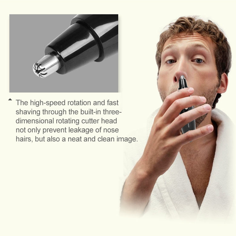 Riwa Waterproof Rechargeable Eyebrow Trimming and Nose Hair Trimmer for Men