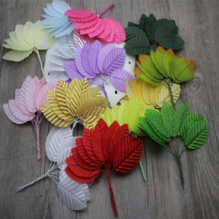 200 PCS / Pack DIY Wreath Simulation  Leaves Home Decoration Supplies