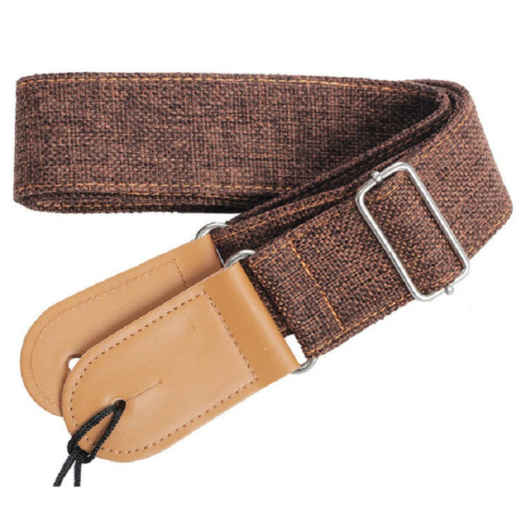 Cotton Linen Guitar Studs Strap Diagonal Shoulder Strap Musical Instrument Accessories