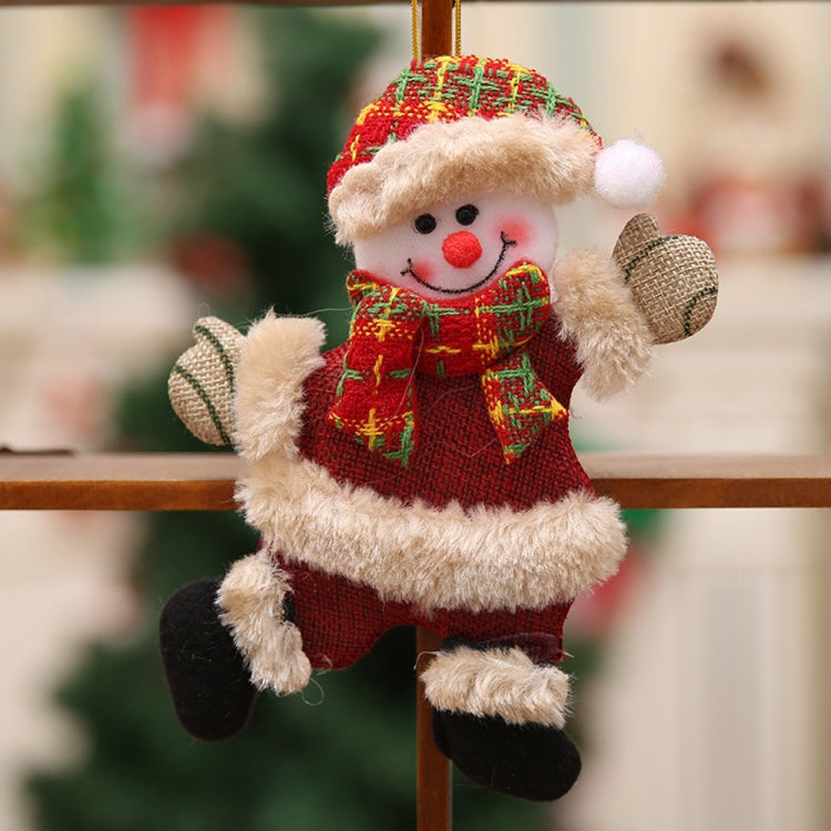 Christmas Ornaments Gift Santa Claus Snowman Dancing Pendant Tree Toy Doll Hang Decorations