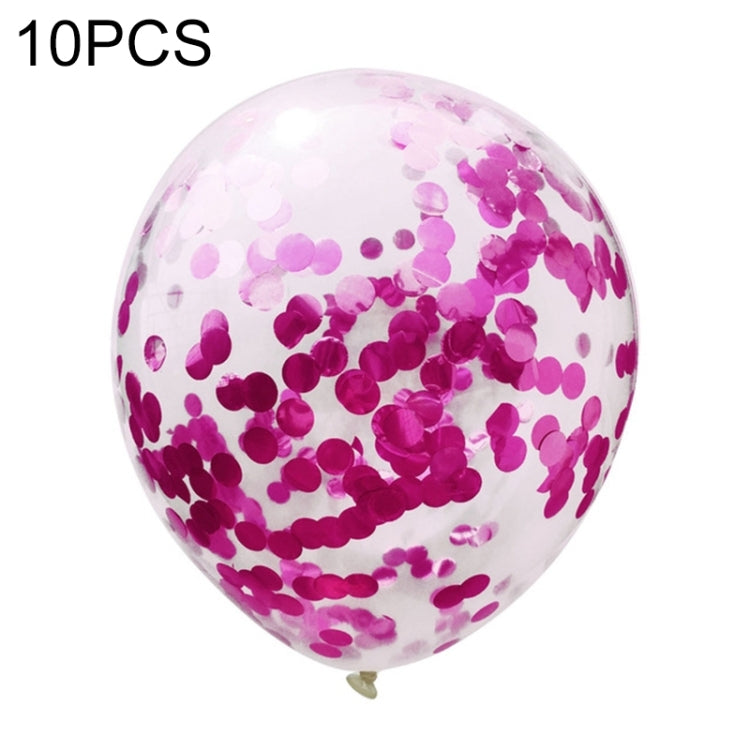 10 PCS 12 Inch Confetti Balloons Wedding Decoration Happy Birthday Party Latex Balloon