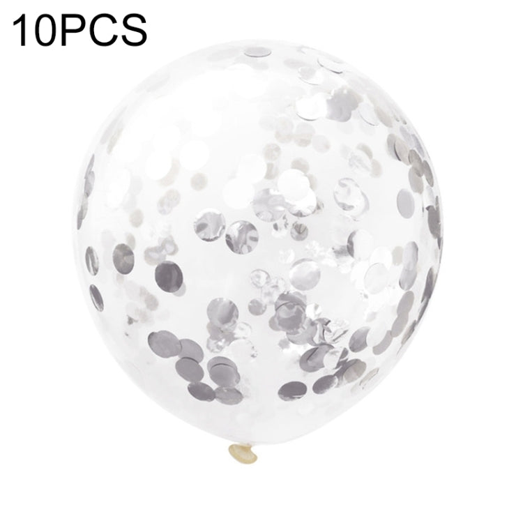 10 PCS 12 Inch Confetti Balloons Wedding Decoration Happy Birthday Party Latex Balloon