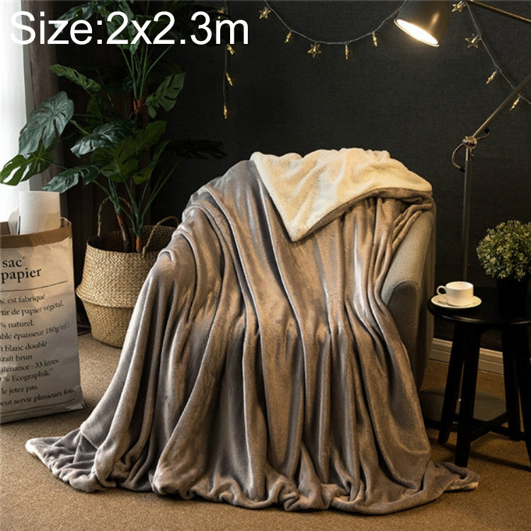 Winter Sofa Blanket Double Thick Cashmere Coral Fleece Ofice Nap Blanket
