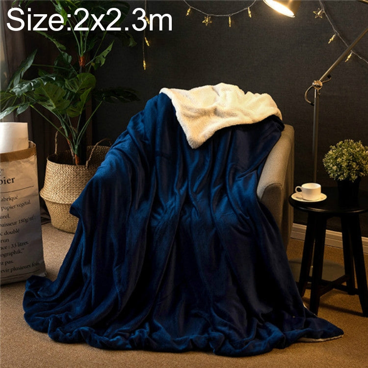 Winter Sofa Blanket Double Thick Cashmere Coral Fleece Ofice Nap Blanket