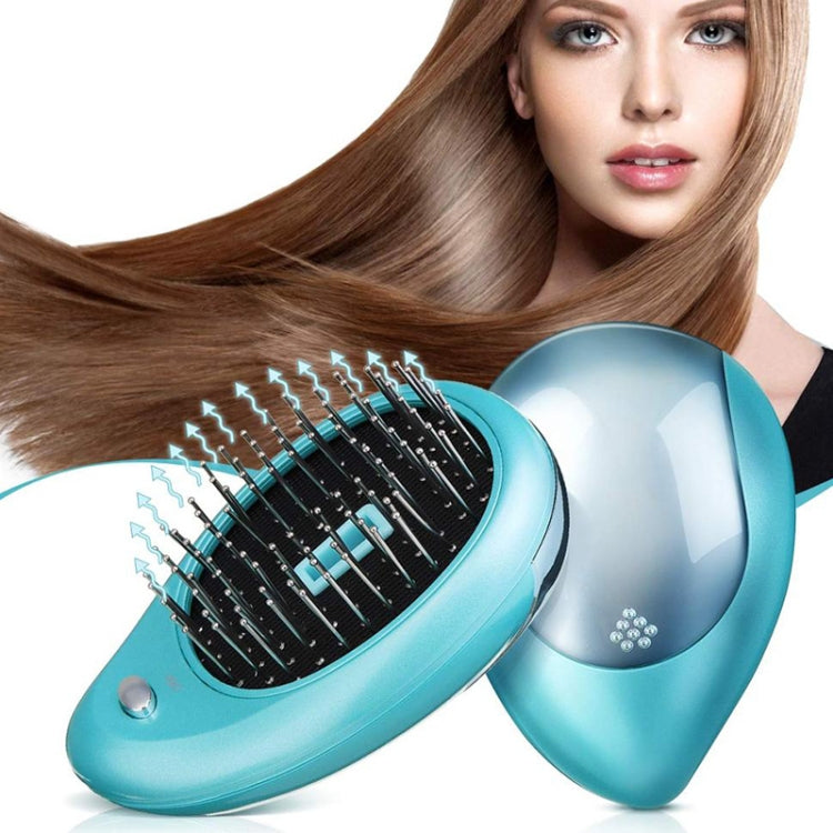 Portable Electric Hair Ionic Brush Hair Straightener Brush Negative Ion Comb Anti-static Massage Mini Straight Hair comb