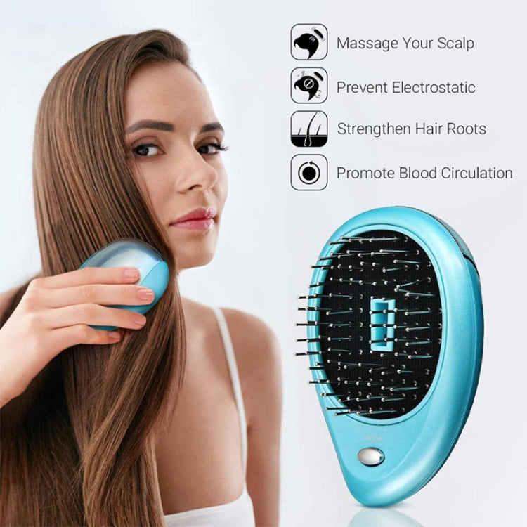 Portable Electric Hair Ionic Brush Hair Straightener Brush Negative Ion Comb Anti-static Massage Mini Straight Hair comb