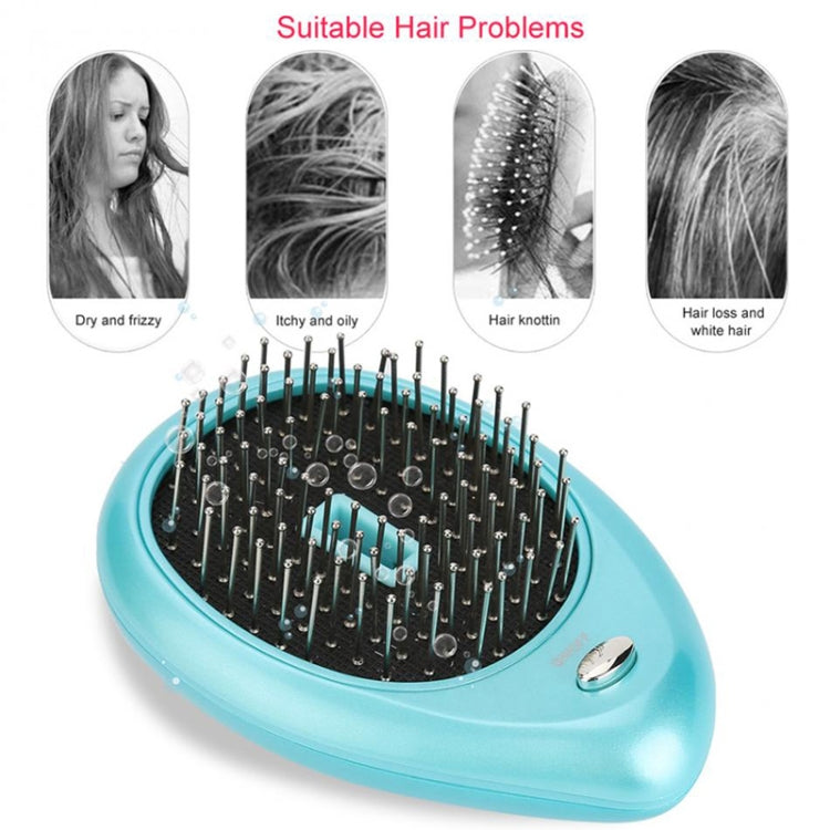 Portable Electric Hair Ionic Brush Hair Straightener Brush Negative Ion Comb Anti-static Massage Mini Straight Hair comb