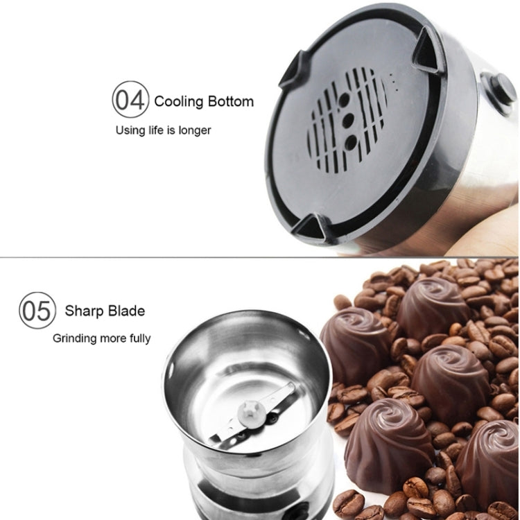 Multi-functional EU Plug Coffee Grinder Stainless Electric Herbs/Spices/Nuts/Grains/Coffee Bean Grinding