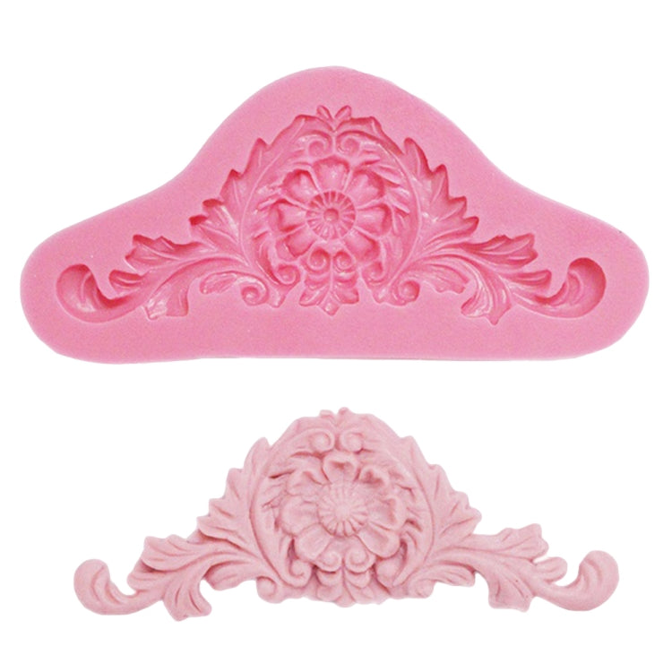 2 PCS Vintage Embossed Fondant Silicone Mold Court Lace Flower Vine DOY Baking Cake Tool