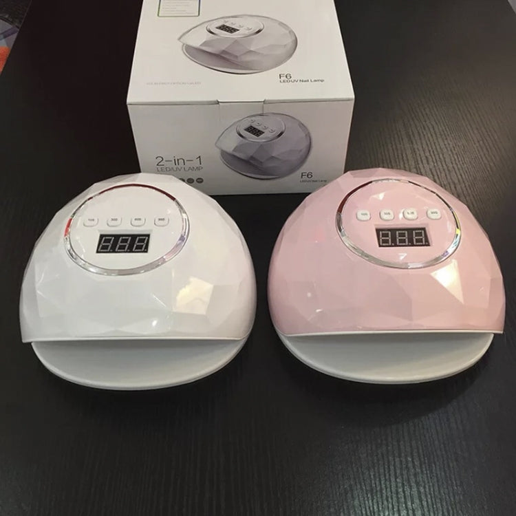 F6 UV LED Lamp Nail Dryer Dual hands Nail Lamp Curing UV Gel Nail Polish With Sensor & Timer & LCD Display