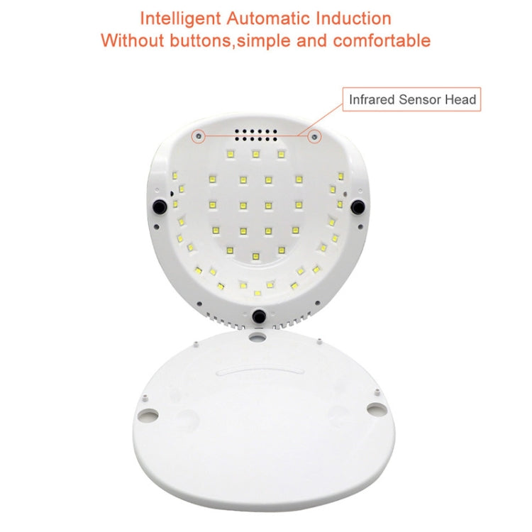 F6 UV LED Lamp Nail Dryer Dual hands Nail Lamp Curing UV Gel Nail Polish With Sensor & Timer & LCD Display