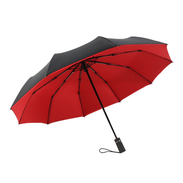 Two-Color Three-Fold Wind-Proof Sunscreen Umbrella