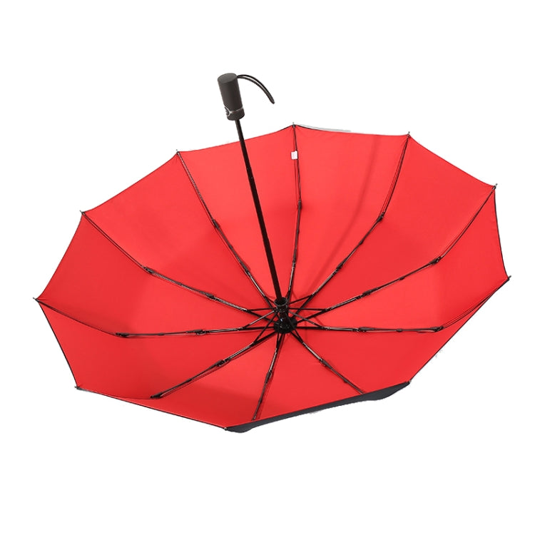 Two-Color Three-Fold Wind-Proof Sunscreen Umbrella