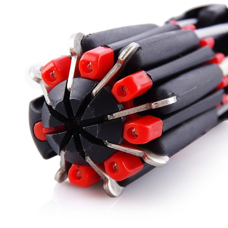 8 In1 Multi-function Hand Screwdriver With LED Light