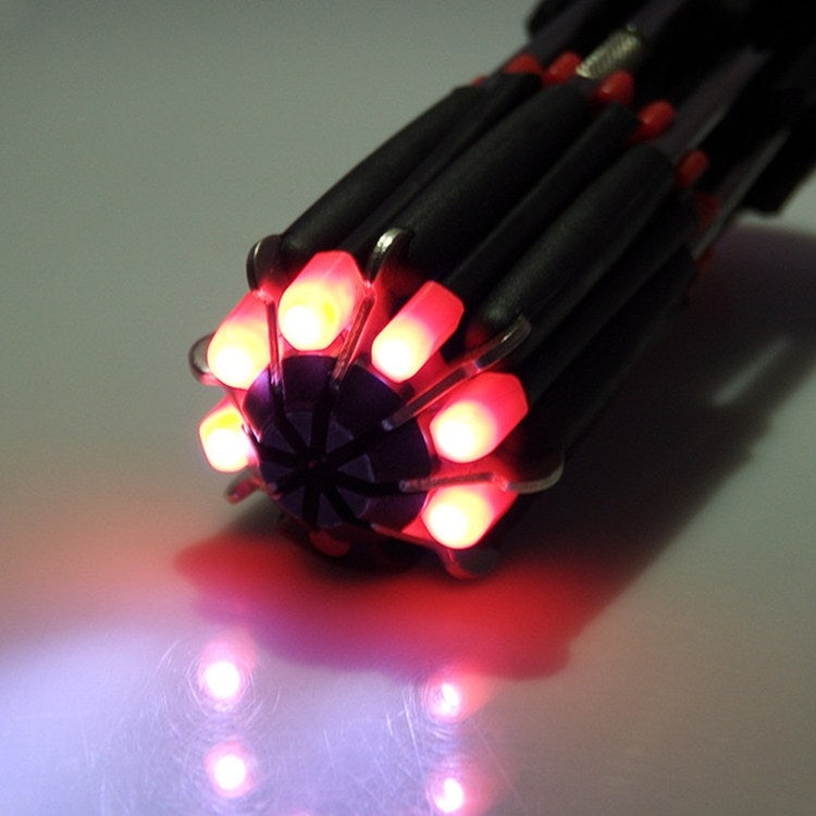 8 In1 Multi-function Hand Screwdriver With LED Light