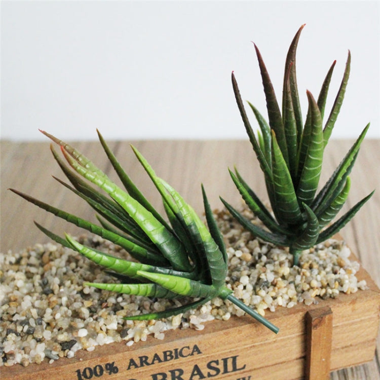 Artificial Mini Aloe Plastic Plants Craft Floristry Landscape Garden Family Office Decoration