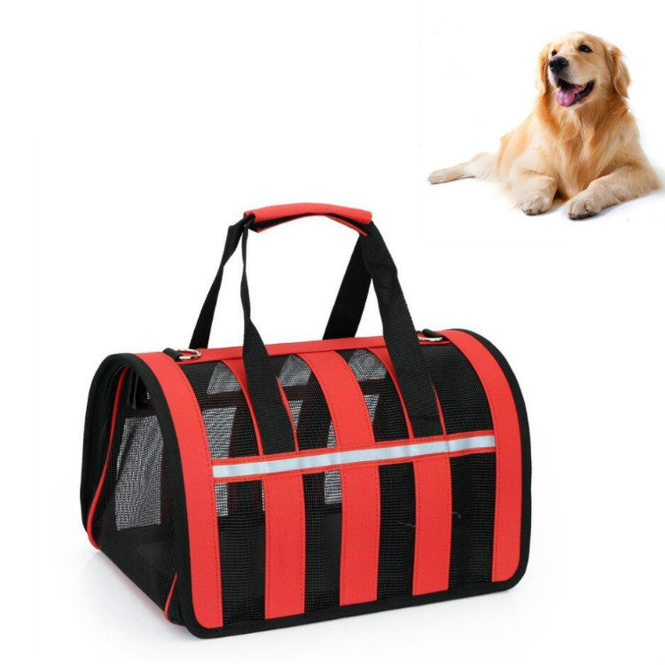 Foldable Mesh Breathable Pets Go Out Portable Diagonal Carrying Bag