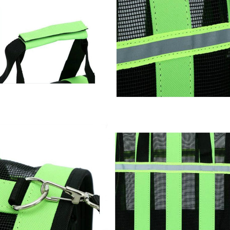 Foldable Mesh Breathable Pets Go Out Portable Diagonal Carrying Bag