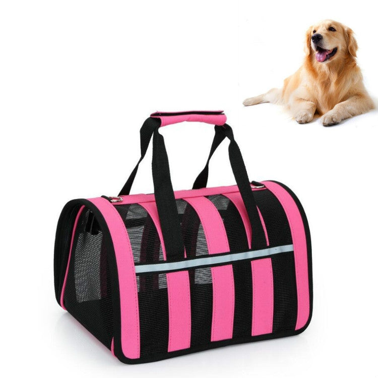 Foldable Mesh Breathable Pets Go Out Portable Diagonal Carrying Bag