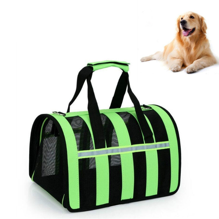 Foldable Mesh Breathable Pets Go Out Portable Diagonal Carrying Bag