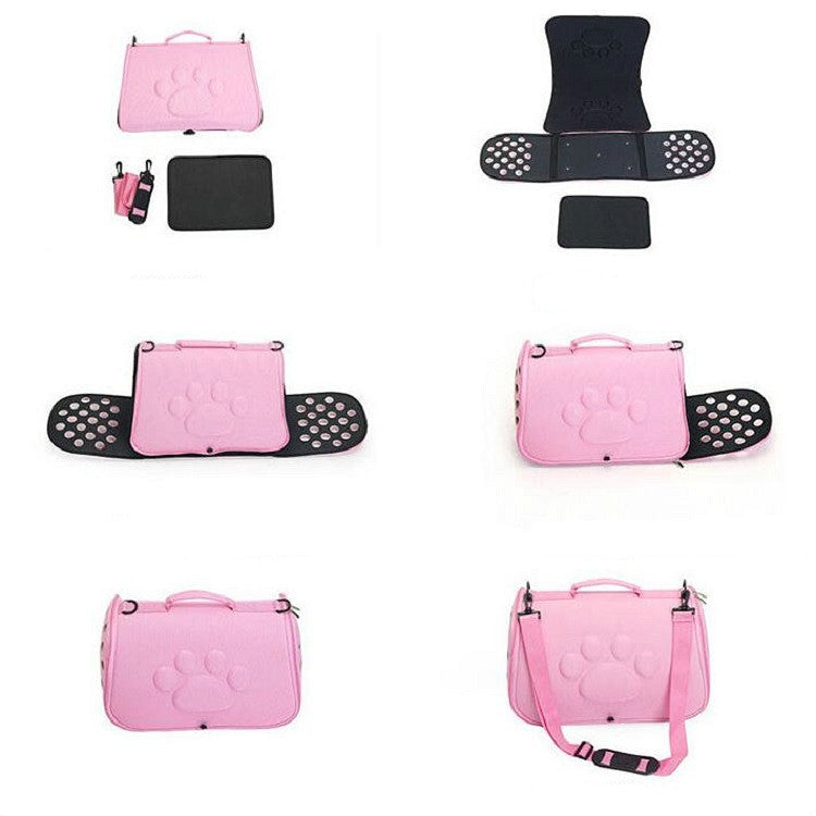 Cats and Dogs Go Out Portable Breathable Foldable EVA Pet Bag