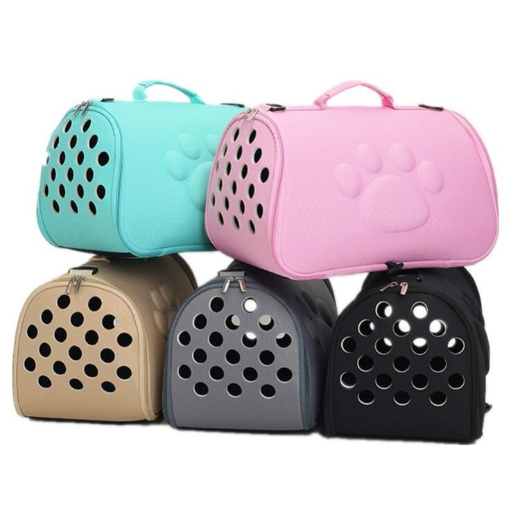 Cats and Dogs Go Out Portable Breathable Foldable EVA Pet Bag