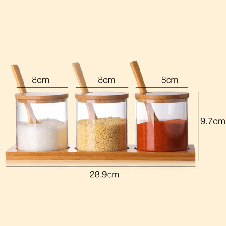 Creative Borosilicate Transparent Seasoning Jar Kitchen Supplies