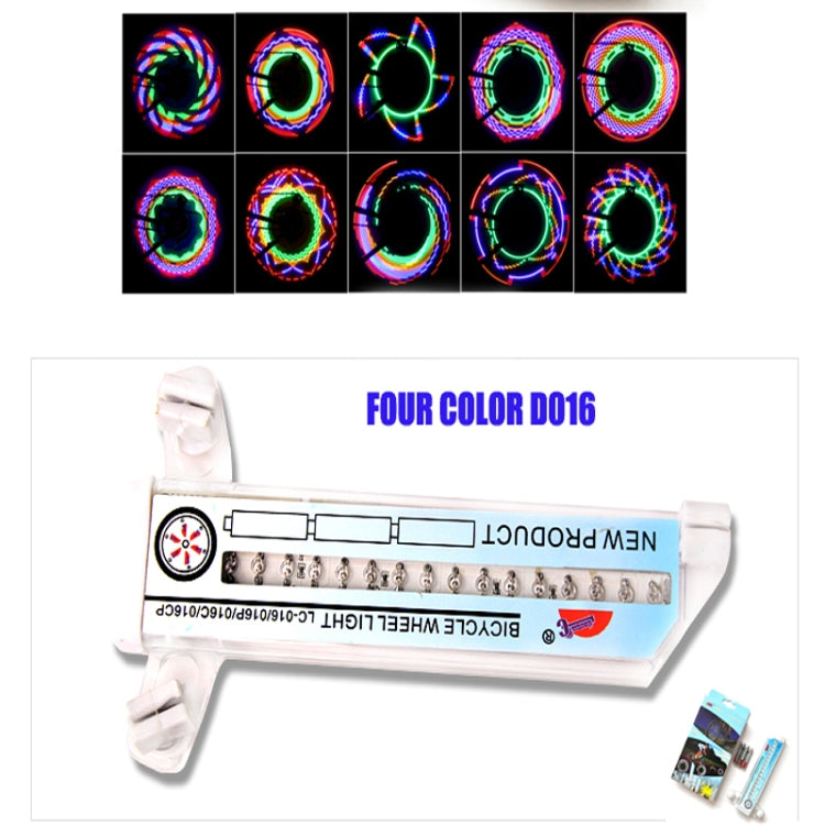 Bike Cycling Bicycle Tire Valve 32 Led Flash Spoke Wheel Light