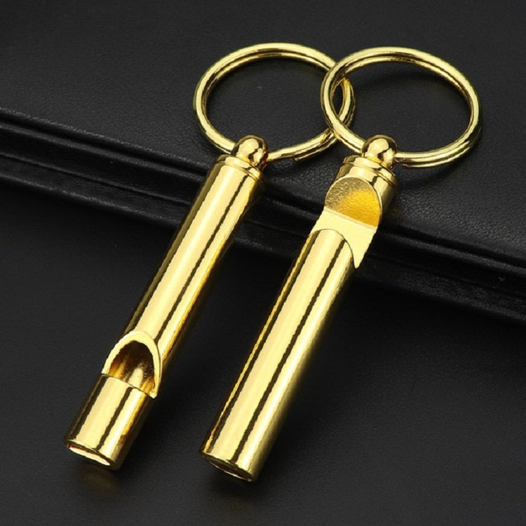2 PCS Metal Whistle Bottle Opener Keychain Creative Multifunctional Key Ring Pendant