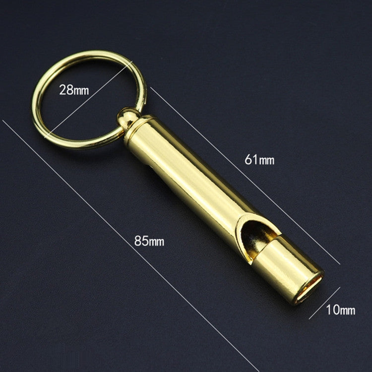 2 PCS Metal Whistle Bottle Opener Keychain Creative Multifunctional Key Ring Pendant