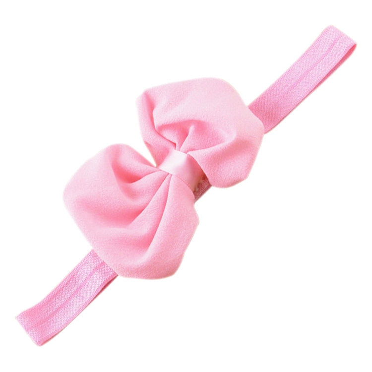 2 PCS Baby Headband Ribbon Chiffon Bow Children Hair Band Headwear