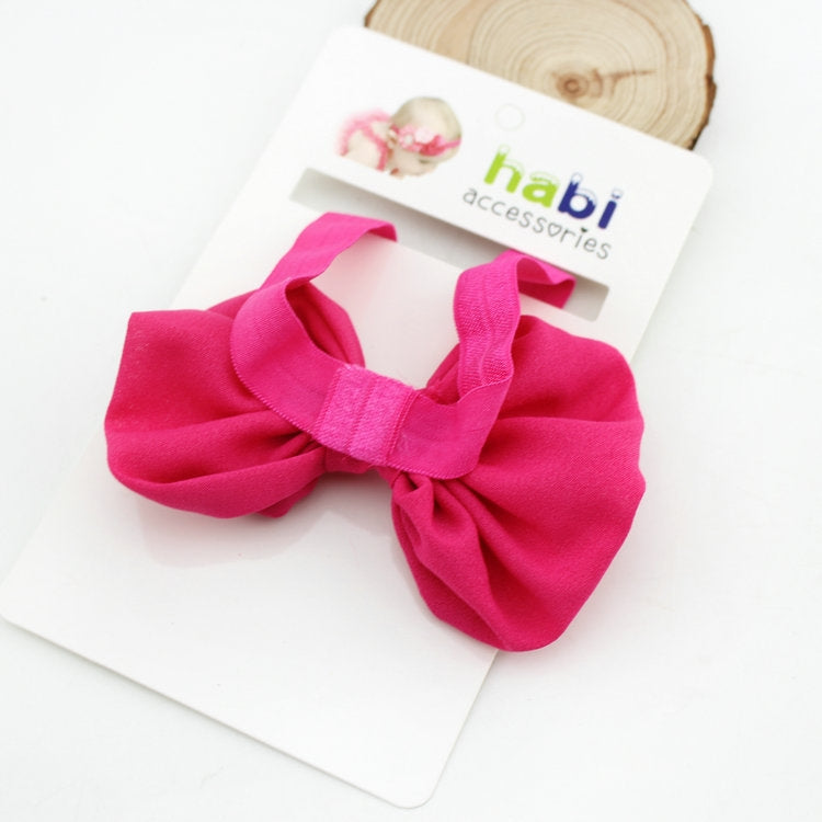2 PCS Baby Headband Ribbon Chiffon Bow Children Hair Band Headwear
