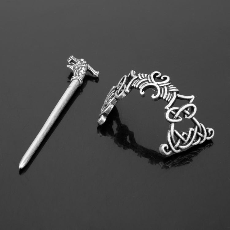 Large Celtics Knots Crown Hairpins Jewelry Vintage Viking Runes Women Girl Hairpin Hair Clips Stick Slide Accessories
