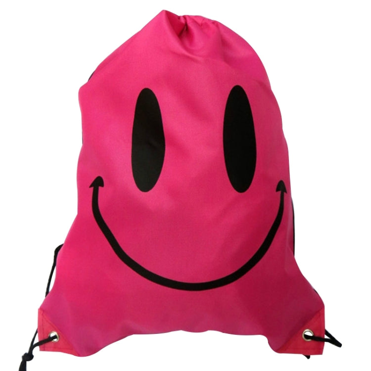Smiling Shoulder Bag With Drawstring Waterproof Pack