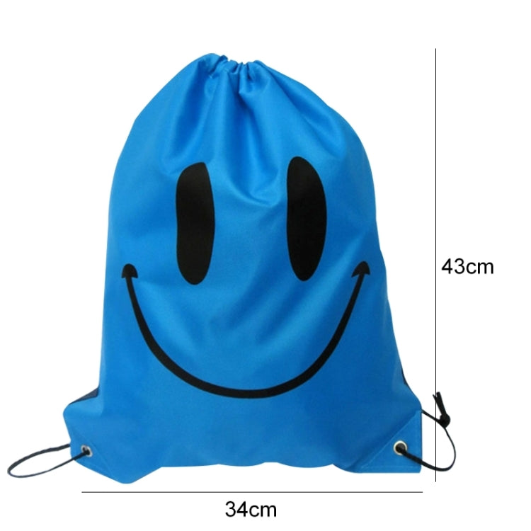Smiling Shoulder Bag With Drawstring Waterproof Pack