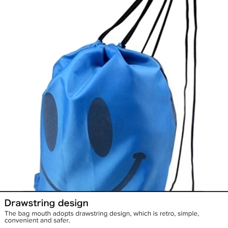 Smiling Shoulder Bag With Drawstring Waterproof Pack
