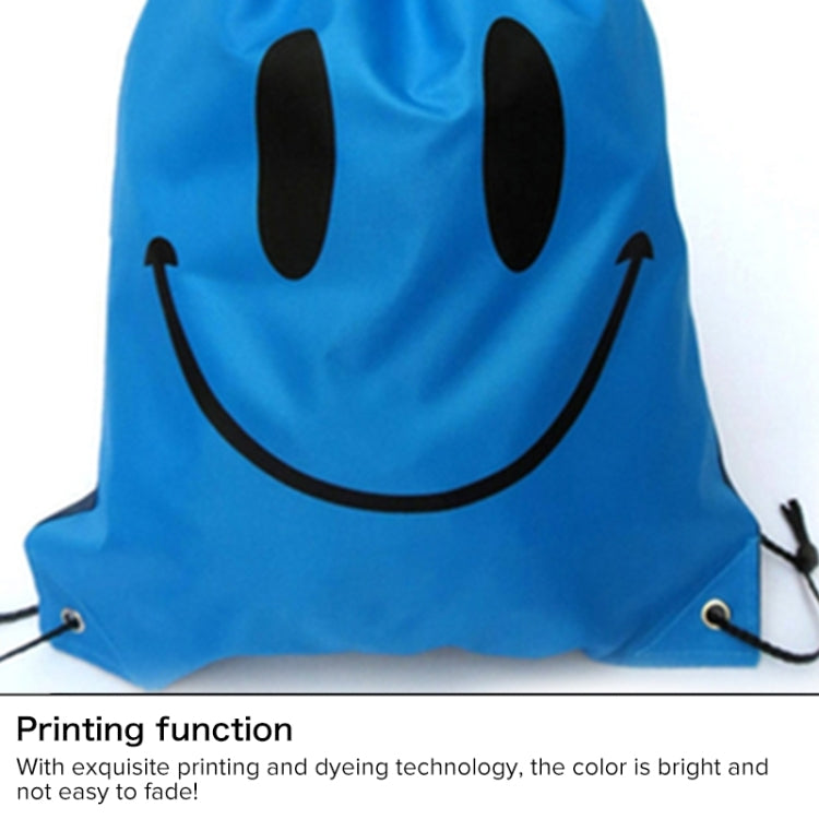 Smiling Shoulder Bag With Drawstring Waterproof Pack