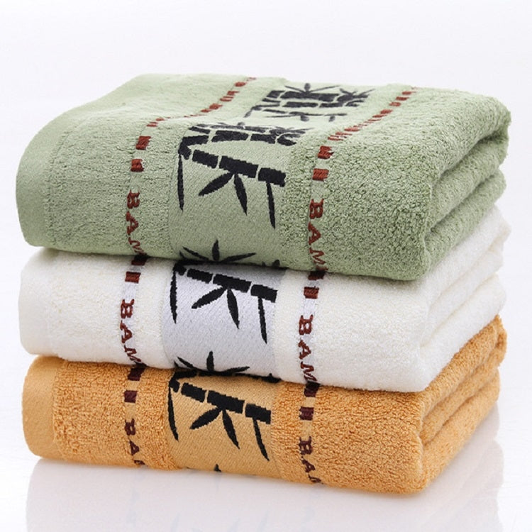Bamboo Fiber Ink Bamboo Plain Thick Absorbent Soft Adult Bath Towel