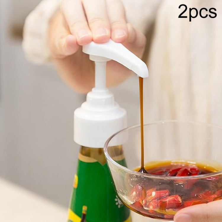 2pcs Household Fuel Consumption Quantitative Bottle Press Type Nozzle Pump Head