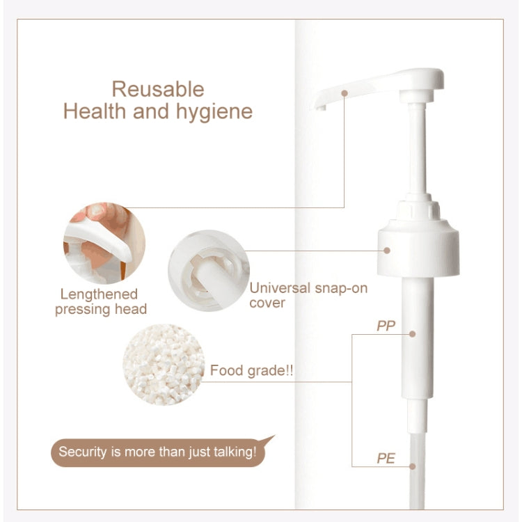 2pcs Household Fuel Consumption Quantitative Bottle Press Type Nozzle Pump Head