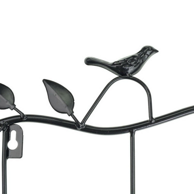 Wrought Iron Birds Pattern Decorated Simple Clothes Hooks