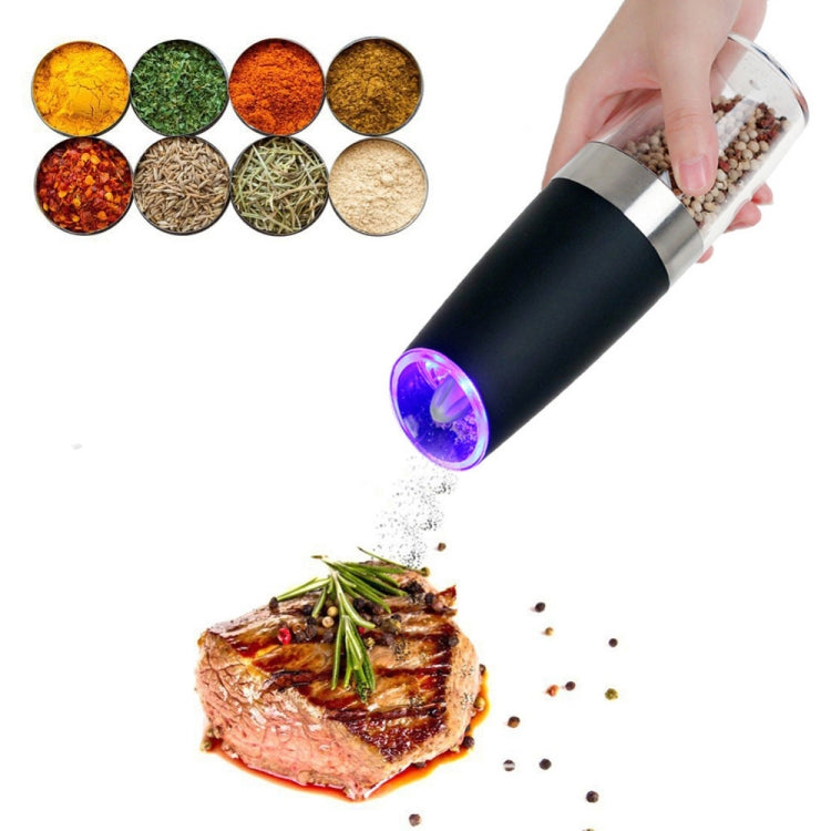 Automatic Electric Pepper Grinder Salt Mill with LED Light