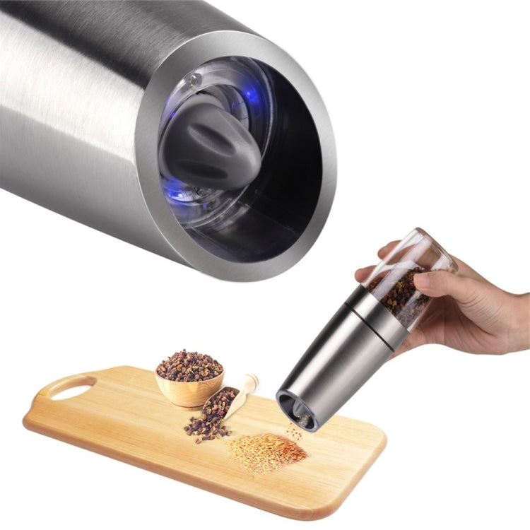 Automatic Electric Pepper Grinder Salt Mill with LED Light