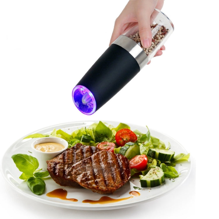 Automatic Electric Pepper Grinder Salt Mill with LED Light