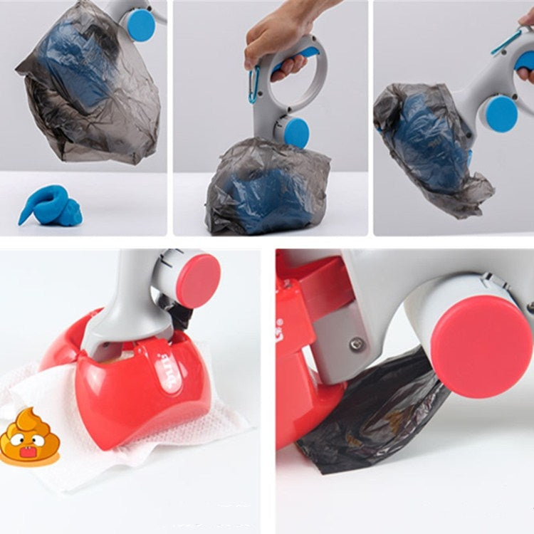 Long Handle Pet Toilet Picker Dog Foldable Toilet