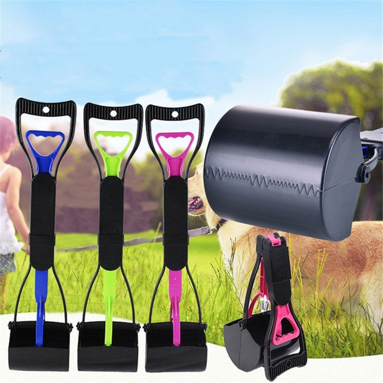 Long Handle Pet Toilet Picker Dog Foldable Toilet