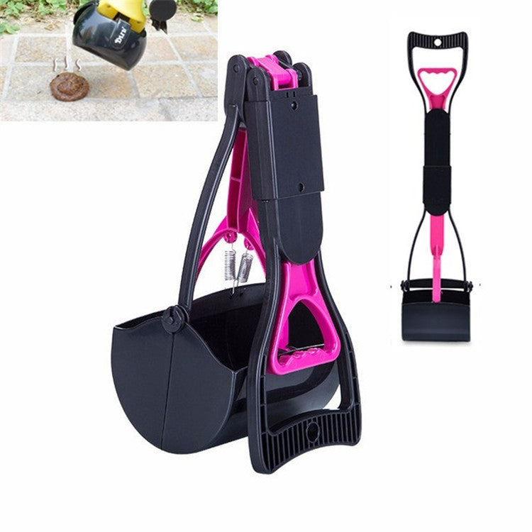 Long Handle Pet Toilet Picker Dog Foldable Toilet